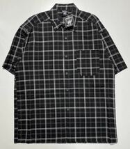 【2XL】新品 L.A Syndicate S/S Shirts Made In USA シンジケート チェック シャツ 半袖シャツ オーバーサイズ USA製 Y587_画像1