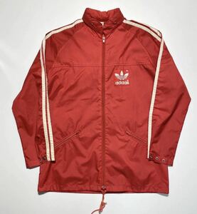 【USA:M】80s Vintage adidas Nilon Jacket Red 80年代 ヴィンテージ アディダス ナイロン ジャケット トラックジャケット Y1224