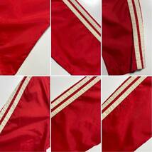 【USA:M】80s Vintage adidas Nilon Jacket Red 80年代 ヴィンテージ アディダス ナイロン ジャケット トラックジャケット Y1224_画像7