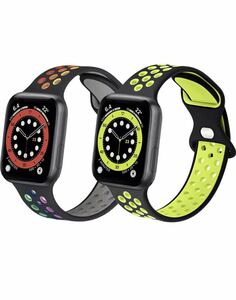 applewatch частота Apple часы частота спорт силикон 38/40/41mm 2 шт силикон частота 