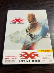 【即決】★トリプルX:再起動 スチール・ブック仕様★2枚組　ヴィン・ディーゼル主演　Blu-ray