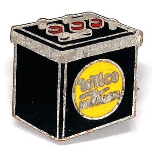 ウィルコ ハーレム バッテリー ピンバッジ Wilco HAARLEM Battery Pin ピンズ ビンテージ バイカー Biker Vintage Motorcycle