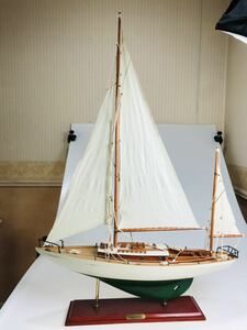 Concordia コンコルディア　帆線模型　ヨット　木製 高さ91cm程度