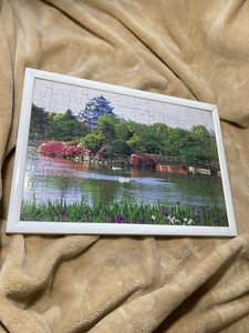 ジグソーパズル　名古屋城　額縁サイズ40.5×28.5㎝