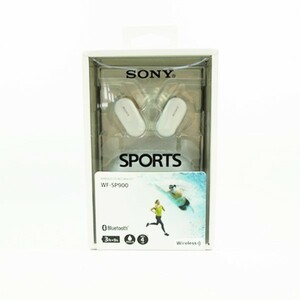 【美品】【中古】SONY ソニー ワイヤレス イヤホン WF-SP900 ホワイト 白