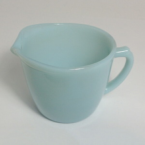 【中古】Fire King ファイヤーキング Turquoise Blue Creamer ターコイズブルー クリーマー ミルクポット アイスブルー