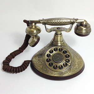 [ used ]PARAMOUNT ELECTRONICS LTDpala mount push circuit exclusive use telephone machine 1935 antique Gold Brown 