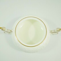 【美品】【中古】Noritake ノリタケ エンジェル 天使 蓋物 小物入れ ホワイト_画像6