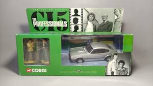 【CORGIコーギー/Criminal Intelligence 5】1/36 FORD CAPRI Mk3【ホワイトメタルフィギュア(ボーディ＆ドイル)】