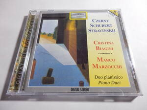 CD/ピアノ.デュオ/Czerny:Schubert:Stravinsky Cristina Biagini - Marco Marzocchi/Duo Pianistico - Biagini - Marzocchi