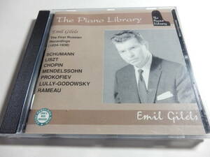 CD/ピアノ作品集:エミール.ギレリス/Emil Gilels- First Russian Recordings - Schumann:Liszt:Chopin:Mendelssohn:Prokofiev:Lully:Rameau