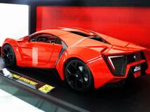 ワイルドスピード■JADA TOYS 1/18 LYKAN HYPERSPORT RED■ ライカン ハイパースポーツ_画像5