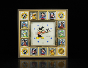 【希少 動作品】 SEIKO セイコー ディズニータイム 掛け時計ファンタジア からくり時計 FW668B ミッキー ミニー ドナルド デイジー FABN63