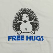 FREEHUGS・フリーハグ・Tシャツ・白・半袖・M_画像2