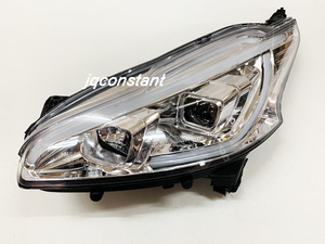 2012-2018y Peugeot 208 fibre LED head light chrome inner 