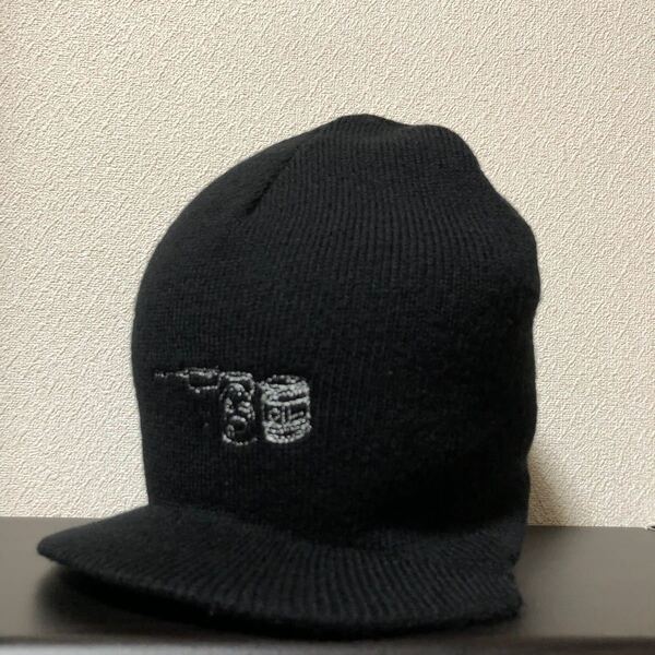 TERRORIST JEEP CAP ジープキャップ　ニット帽　Freeサイズ　 ニットキャップ BLACK COTTON USA