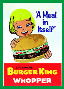  Burger King *BURGER KING*B4 size poster 