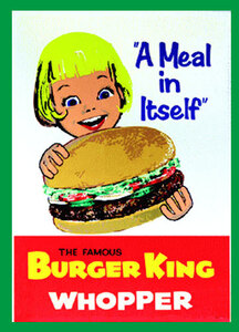 バーガーキング★BURGER KING★B4サイズ ポスター