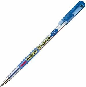 青 ぺんてる 布書きボールペン 1.0mm 青インキ XBN15-C