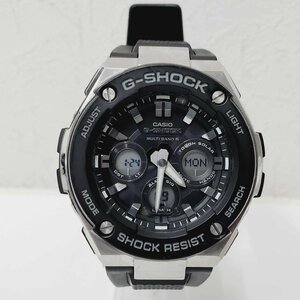 CASIO G-SHOCK カシオ ジーショック GST-W300-1AJF 中古 電波ソーラー デジアナ ブラック メンズ 腕時計 人気 (I)