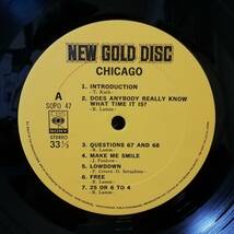 【LP】Chicago NEW GOLD DISC Chicago - SOPO47 - *16_画像4