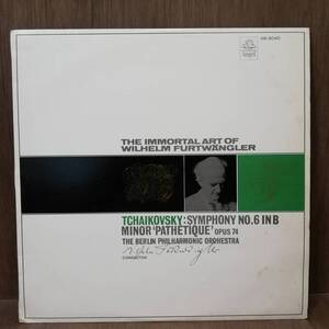 【LP】WILHELM FURTWANGLER / TCHAIKOVSKY BERLIN PHIL - SYMPHONY NO.6 IN B MINOR PATHETIQUE / THE MMORTAL ART OF - AB8040 - *16