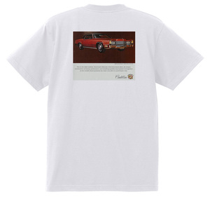 アドバタイジング キャデラック Ｔシャツ 白 1969 オールディーズ ロックンロール 1950’s 1960’s ロカビリー ホットロッド 3466