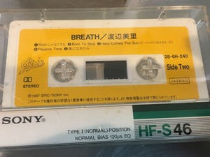 渡辺美里 breath カセットテープ　1987年