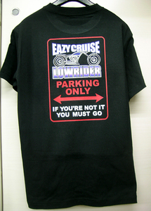 EAZY CRUISE カーショーＴシャツ 黒 バイク LOWRIDER S/M/L/XL バイカー ローライダー