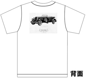 アドバタイジング デューセンバーグ 3230 白 Ｔシャツ 1931 1930 アメ車 duesenberg クラシックカー ビンテージ アドバタイズメント