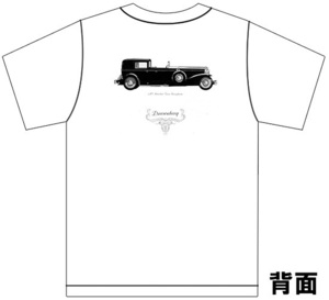 アドバタイジング デューセンバーグ 3231 白 Ｔシャツ 1931 1930 アメ車 duesenberg クラシックカー ビンテージ アドバタイズメント