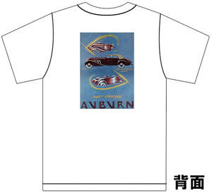 アドバタイジング オーバーン 3166 白 Ｔシャツ 1935 1936 スピードスター オーバン アメ車 ホットロッド auburn