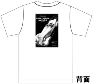 アドバタイジング オーバーン 3164 白 Ｔシャツ 1935 1936 スピードスター オーバン アメ車 ホットロッド auburn