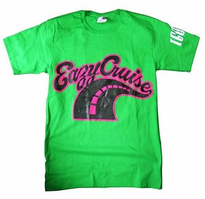 EazyCruise カーショー Ｔシャツ XL 緑 IGU61ローライダー イージークルーズ 横須賀 ワンダラーズ風 カーミーティング ホットロッド