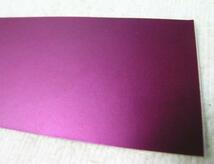 カーラッピングシート マットクローム 紫 152×100cm メタリック 外装 カスタム デコ ボディラッピング 裏溝_画像2