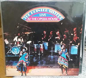 2枚組 ポインターシスターズ pointer sisters live at the opera house ライヴ オペラハウス LPレコード 中古 洗浄済み