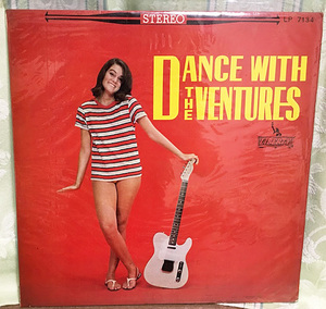 ベンチャーズ dance with The ventures ヴェンチャーズと踊ろう 希少赤盤 東芝 LP7134 LPレコード 洗浄済み