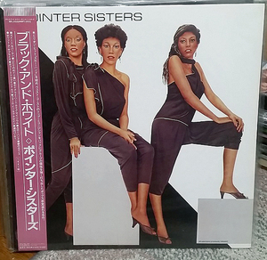 国内盤 ポインターシスターズ pointer sisters ブラック アンド ホワイト black & white LPレコード 中古 洗浄済み