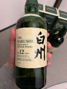 サントリー白州12年 白州12年 シングルモルトウイスキー 700ml 3本セット