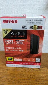 無線LANルーター Wi-Fiルーター バッファロー BUFFALO AirStation WSR-1500AX2S-BK