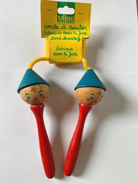 vilac 縄跳び　ノディ　フランス製　おもちゃ　ビンテージ　レア物　木製玩具 