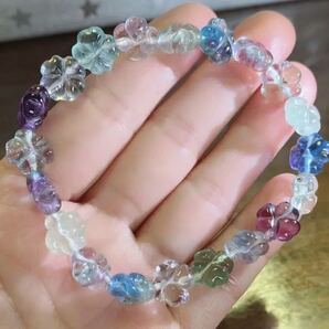 【天然石】フローライト(蛍石)のブレスレット