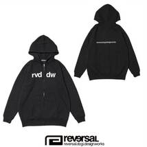 REVERSAL リバーサル■送料込■定番モデル■rvddw ジップパーカー 黒 M■格闘技 那須川天心 ニューエラ ハオミン 100a y3 アンダーアーマ_画像2