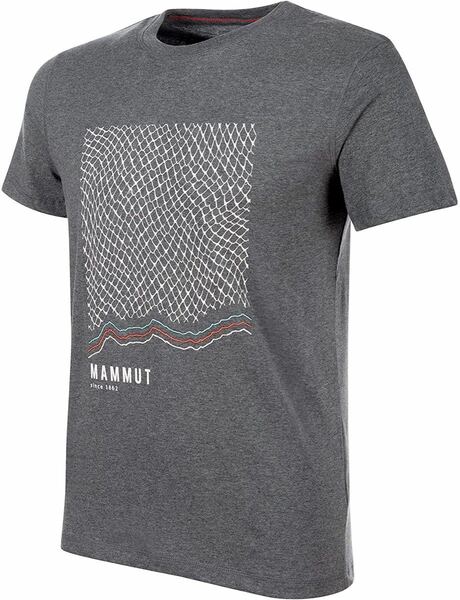 MAMMUT マムート 半袖Tシャツ スローパー Tシャツ Sloper T-Shirt Men グレー(灰) メンズ２サイズ新品