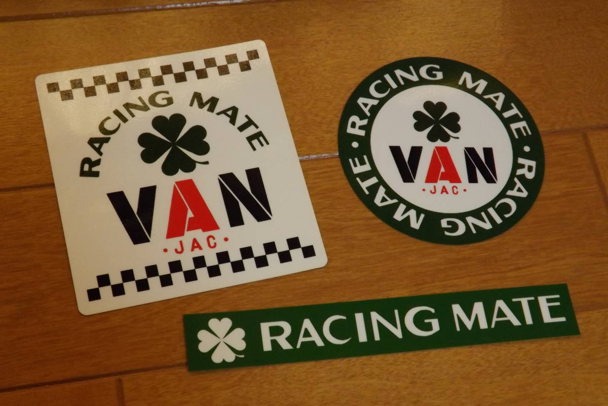 Racing Mate レーシングメイト 木製立体看板 VAN アイビー 昭和