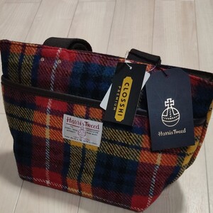 保冷バッグ タグ付き ハリスツイード Harris Tweed ランチトートバック