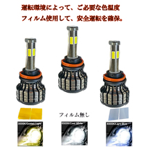 タント H15.11-H17.5 L350S、L360S フォグランプ H8 H11 H16 LED3色フィルムタイプ_画像4