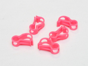 * fuel tube clamp 5 piece entering * fluorescence pink 