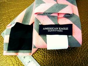 ★*:.H0165美品★【人気の細6.4㎝】【AMERICAN EAGLE OUTFITTERS】アメリカン イーグル アウトフィッターズのネクタイ★ナロータイ★