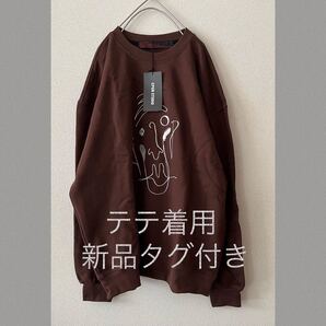BTSテテ着用 conpagnoコンパーニョ トレーナー ブラウン M